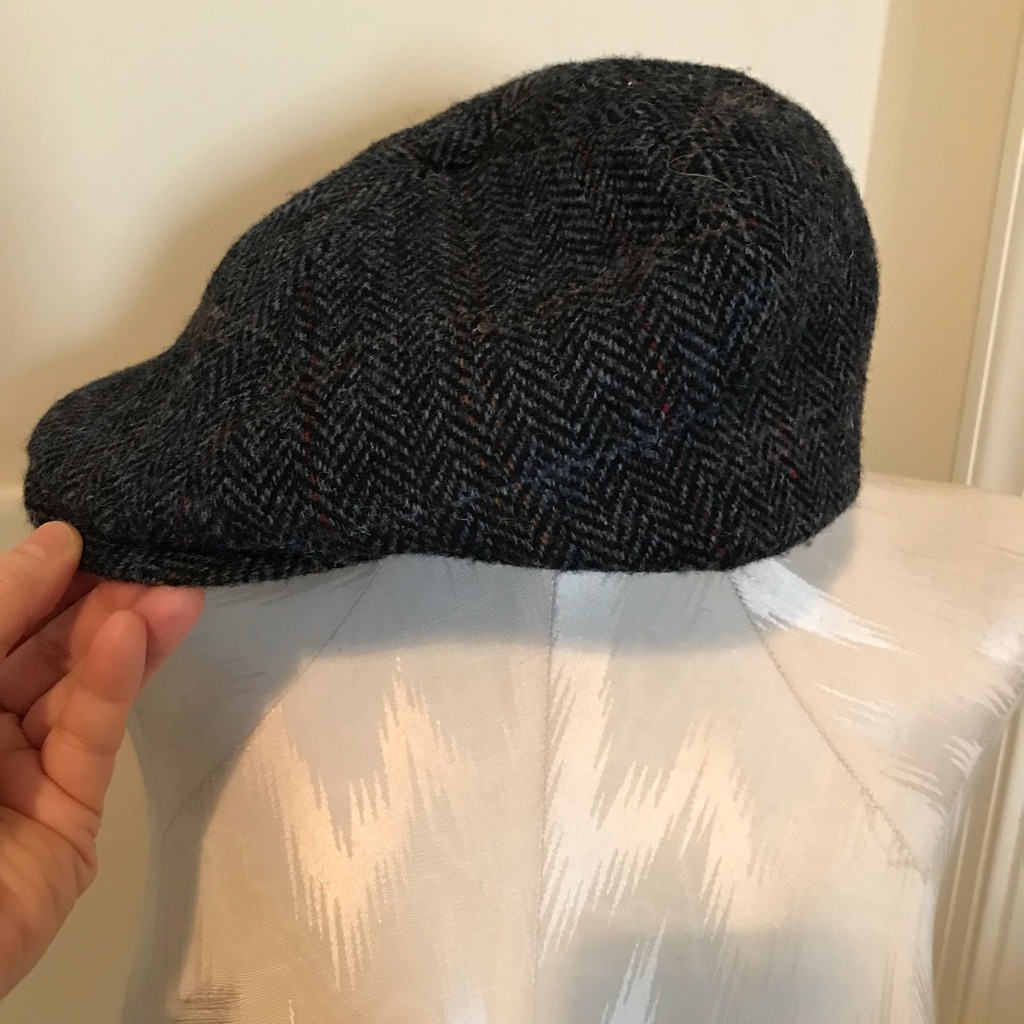 Bates Gentleman’s Hatter Toni Cap New Blue Heathered Uk 7